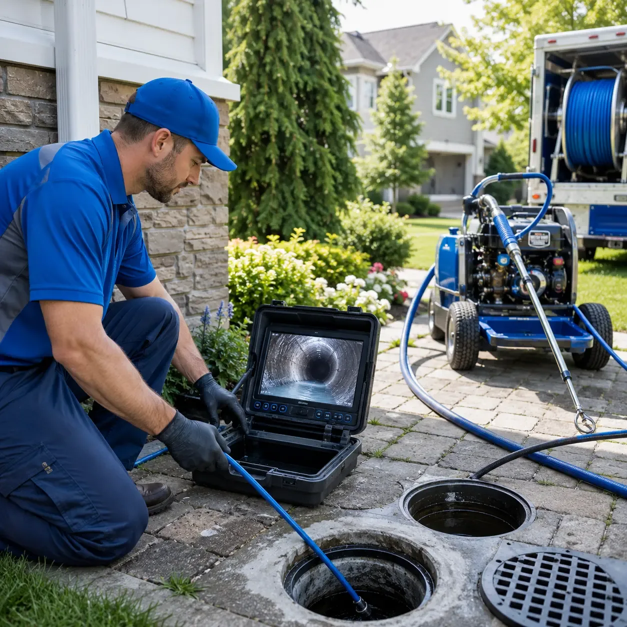 Outdoor drain cleaning professionals serving South Carver, MA